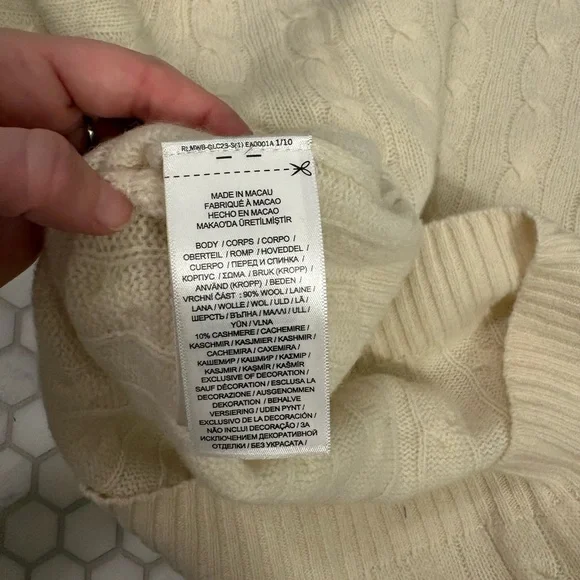 Ralph Lauren cable knit wool sweater - Picture 5 of 7